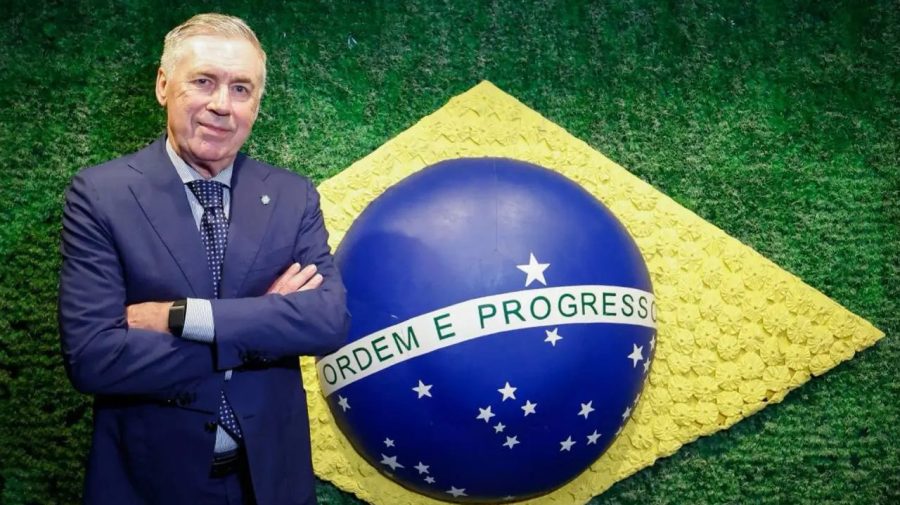 CBF renova contrato de Carlo Ancelotti até 2030
