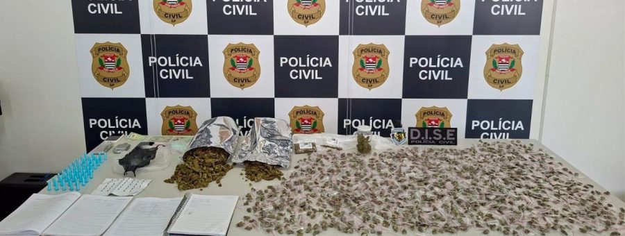 Casal é preso com mais de 2 kg de drogas em Limeira