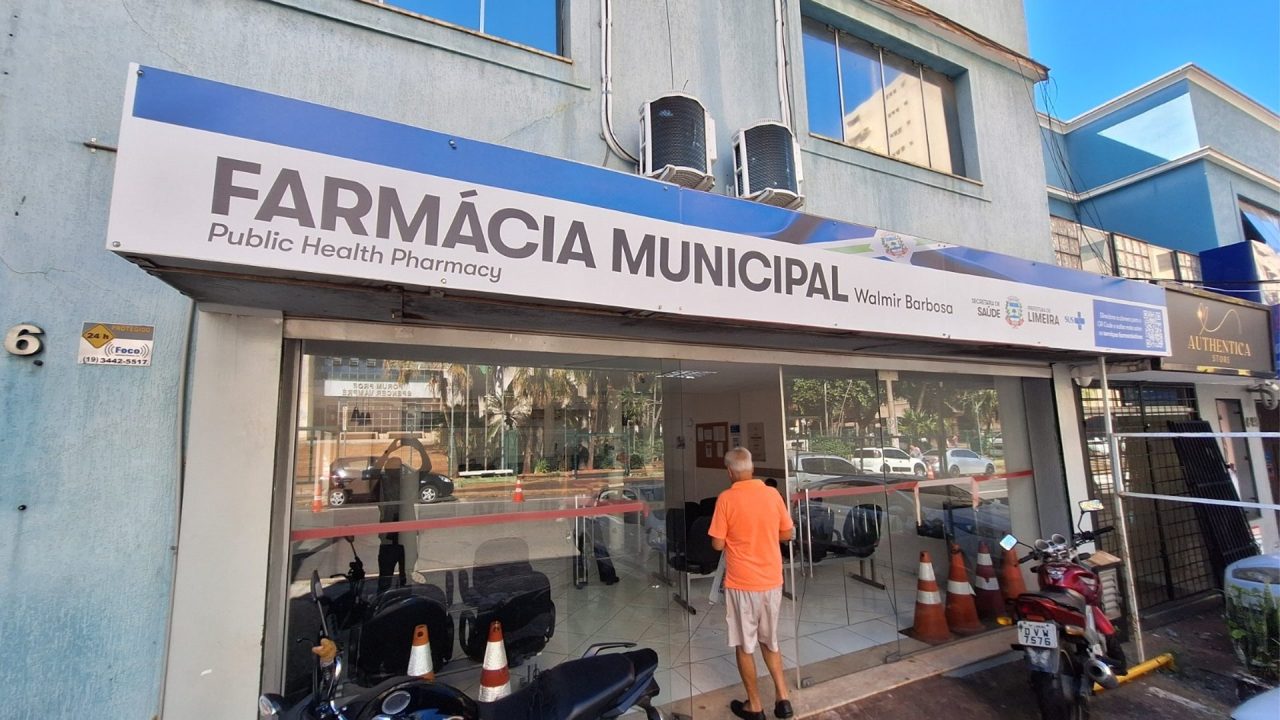 Farmácia Municipal de Limeira registra 31,8 mil atendimentos no primeiro trimestre
