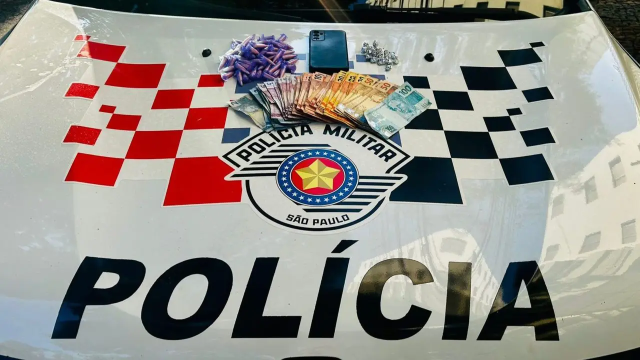 Homem é preso com cocaína e crack após tentativa de fuga no Ernesto Kuhl, em Limeira