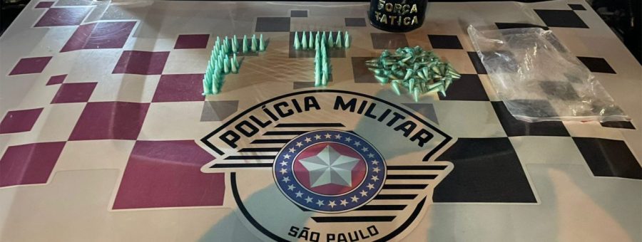 Jovem é preso com 150 pinos de cocaína após perseguição no Abílio Pedro, em Limeira