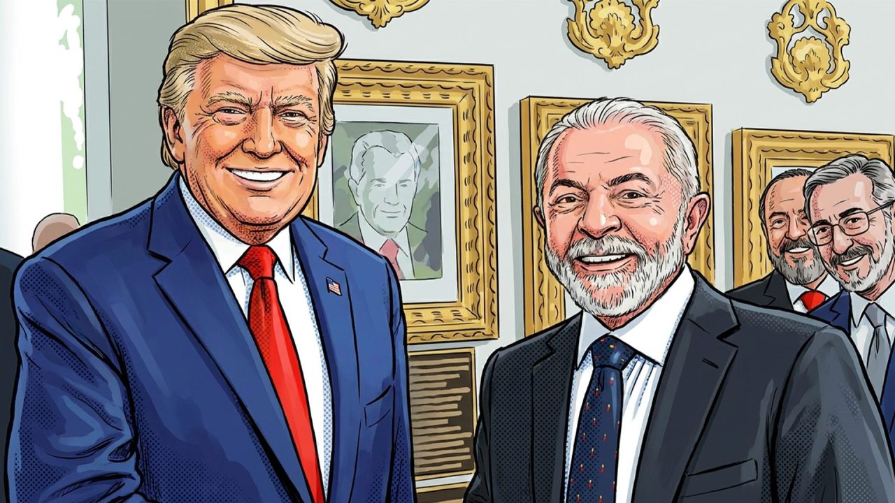 Lula deixa a Casa Branca após reunião com Trump