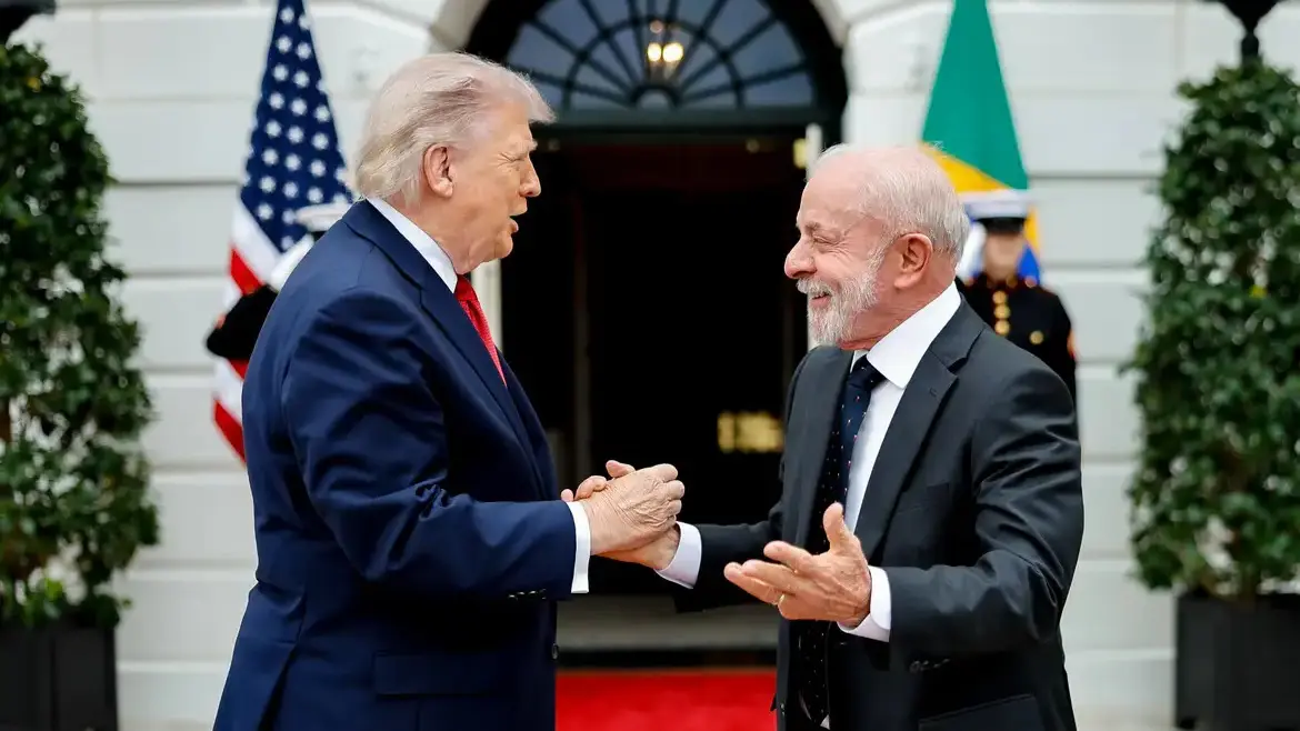 Lula e Trump – Ricardo Stuckert-PR