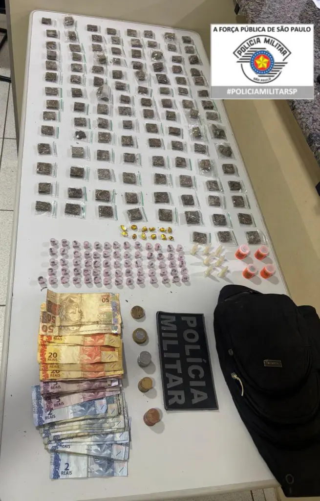 Mais de meio quilo de drogas é apreendido e homem de 44 anos é preso em Limeira (2)