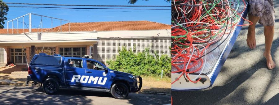 Morador de rua é preso após invadir antigo hospital e furtar fios em Limeira