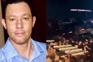Motorista morre após caminhão carregado com lajotas tombar em avenida de Limeira