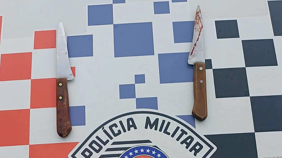Mulher é detida após esfaquear o companheiro – PM
