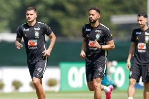 Brasil realiza último treino antes de amistoso com o Egito