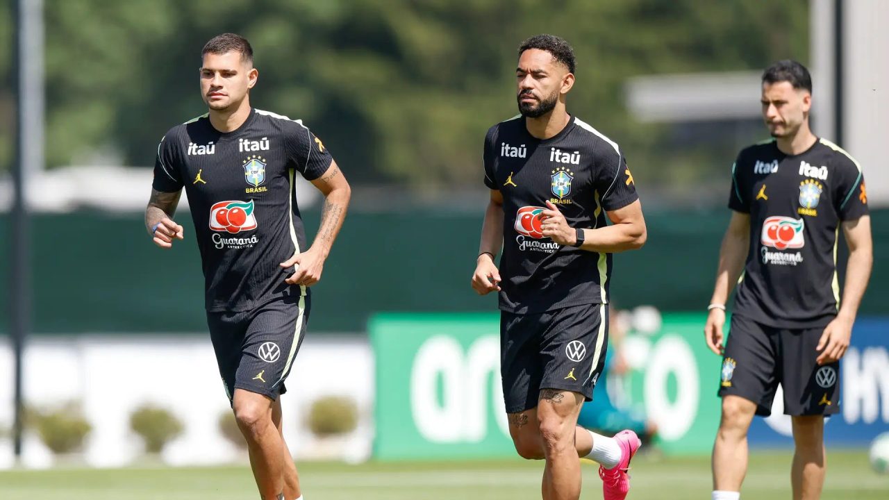 Brasil realiza último treino antes de amistoso com o Egito