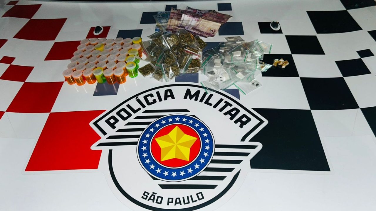 Homem é preso com drogas durante operação da PM em Limeira