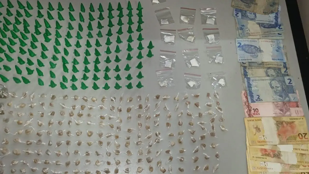 Jovem é preso com grande quantidade de drogas em Iracemápolis