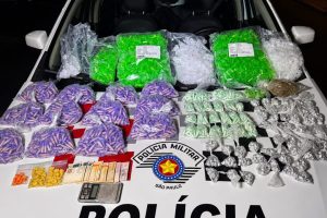 PM apreende grande quantidade de drogas do Jd. Ouro Verde, em Limeira