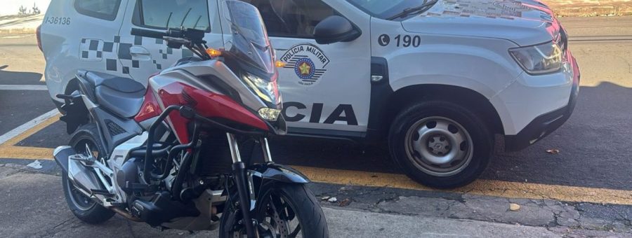 PM recupera moto de R$ 60 mil roubada e apreende dois adolescentes em Limeira