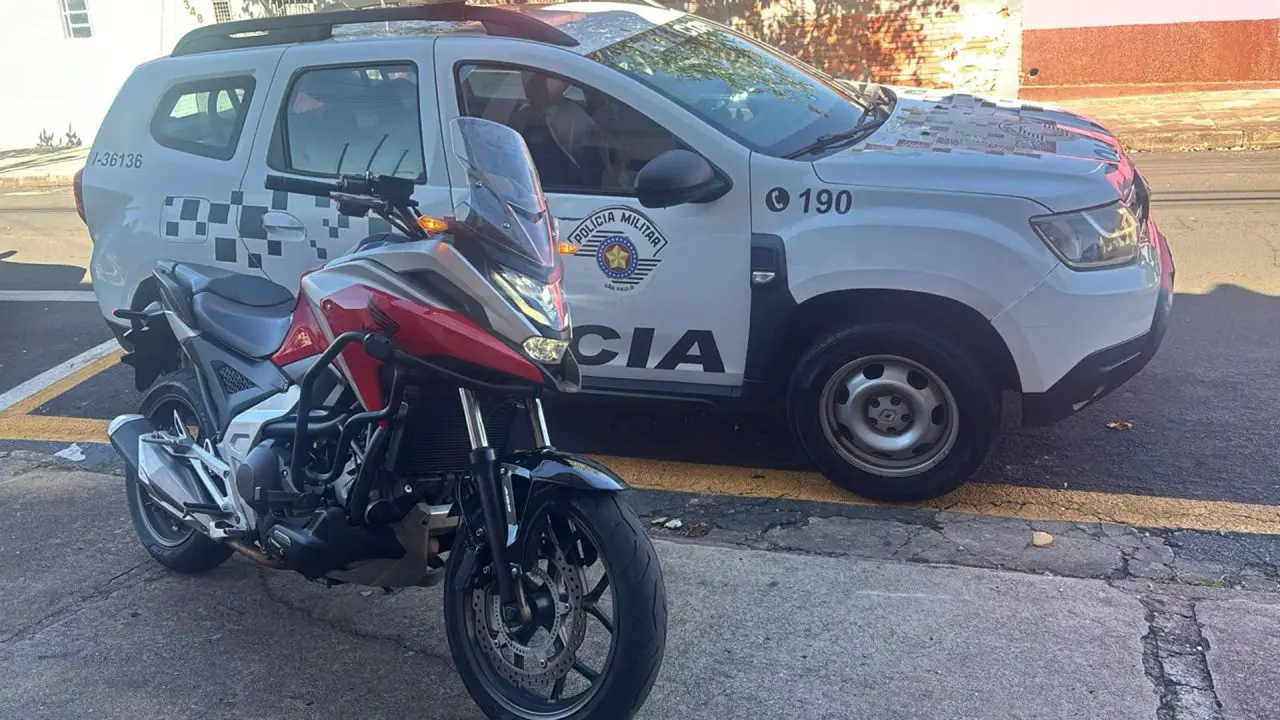 PM recupera moto de R$ 60 mil roubada e apreende dois adolescentes em Limeira