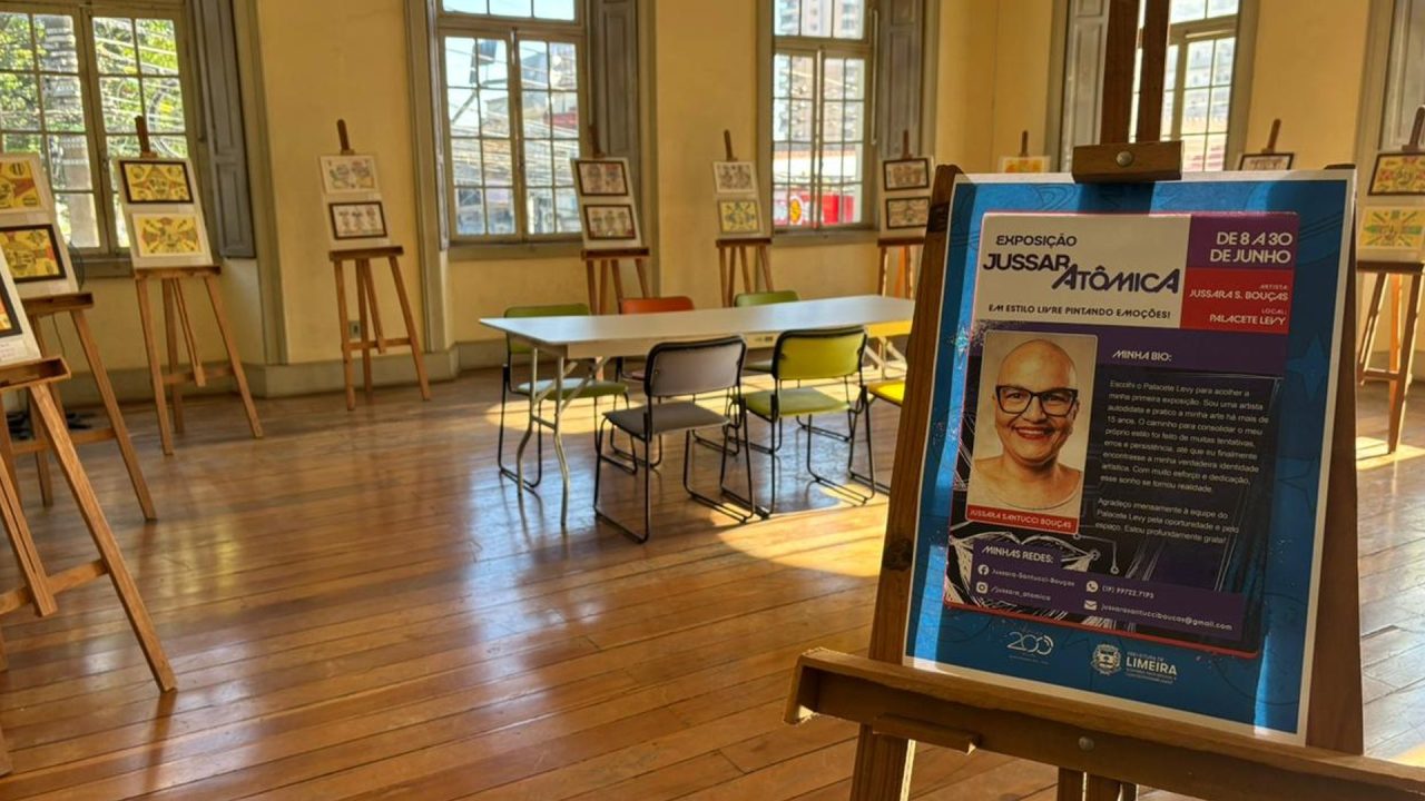 Palacete Levy recebe exposição da artista Jussara Santucci Bouças