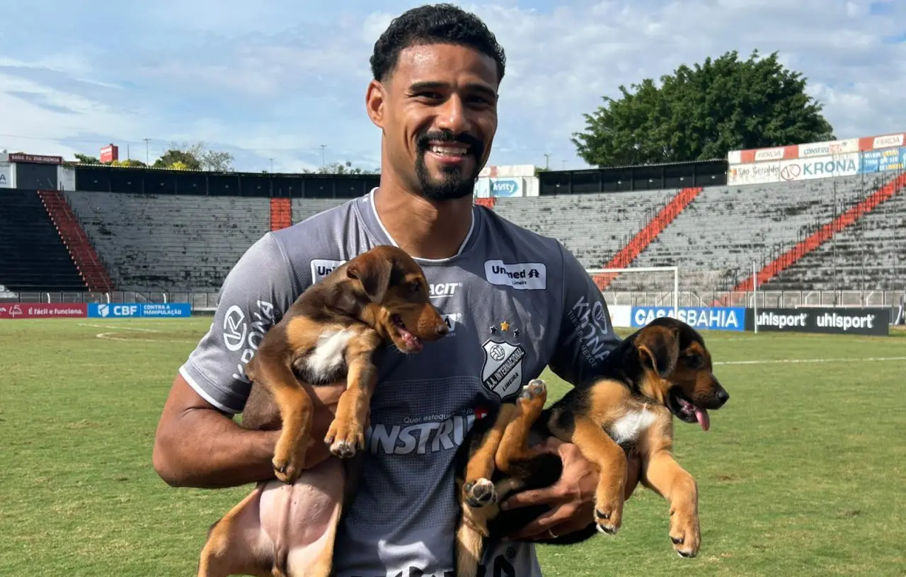 15 animais resgatados ganham nova família durante jogo da Inter de Limeira