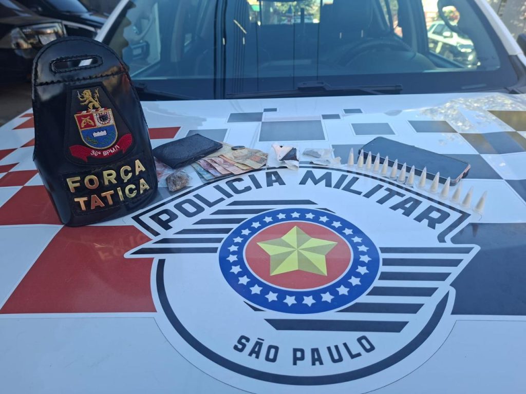 Drogas e dinheiro apreendidos na Operação Impacto Matricial