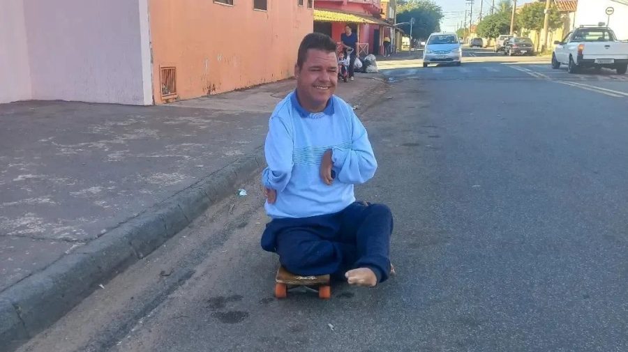 Edgarzinho do Skate pede ajuda para comprar cadeira de rodas após ser atropelado em Limeira