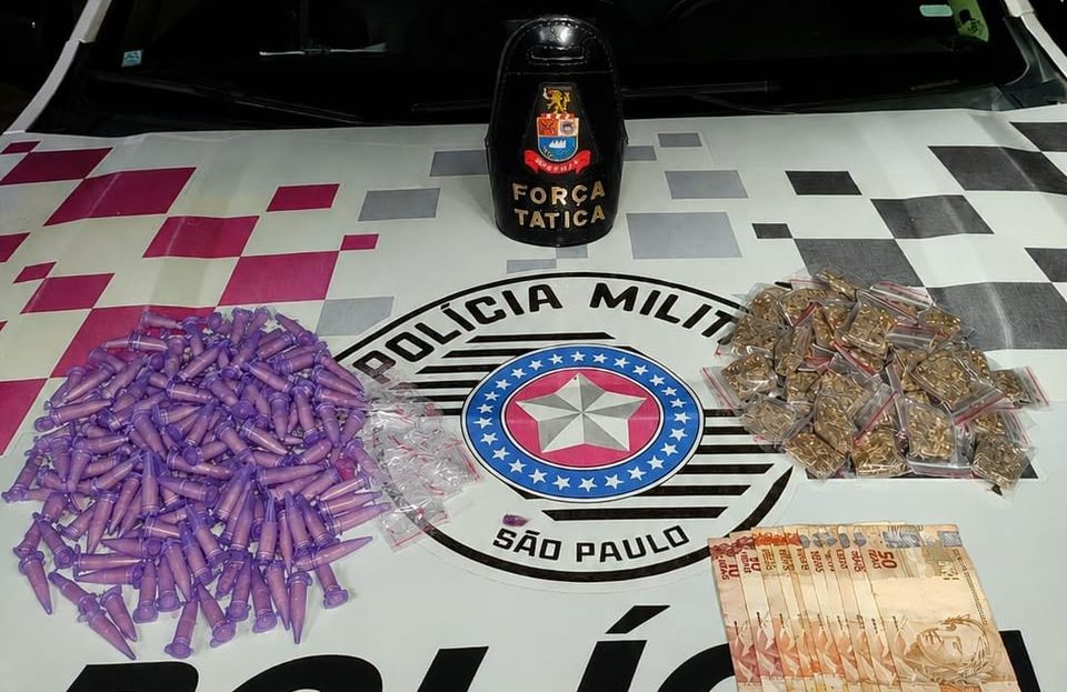 Menina de 15 anos é apreendida por tráfico