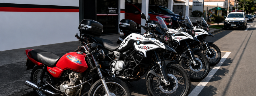 Homem é preso com moto adulterada no Jd. São Francisco, em Limeira