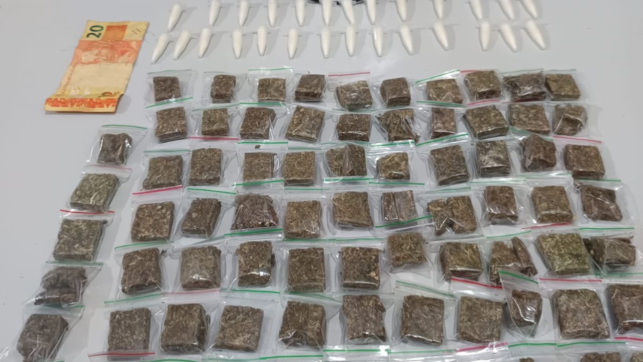 Jovem é preso com drogas durante fuga em Limeira