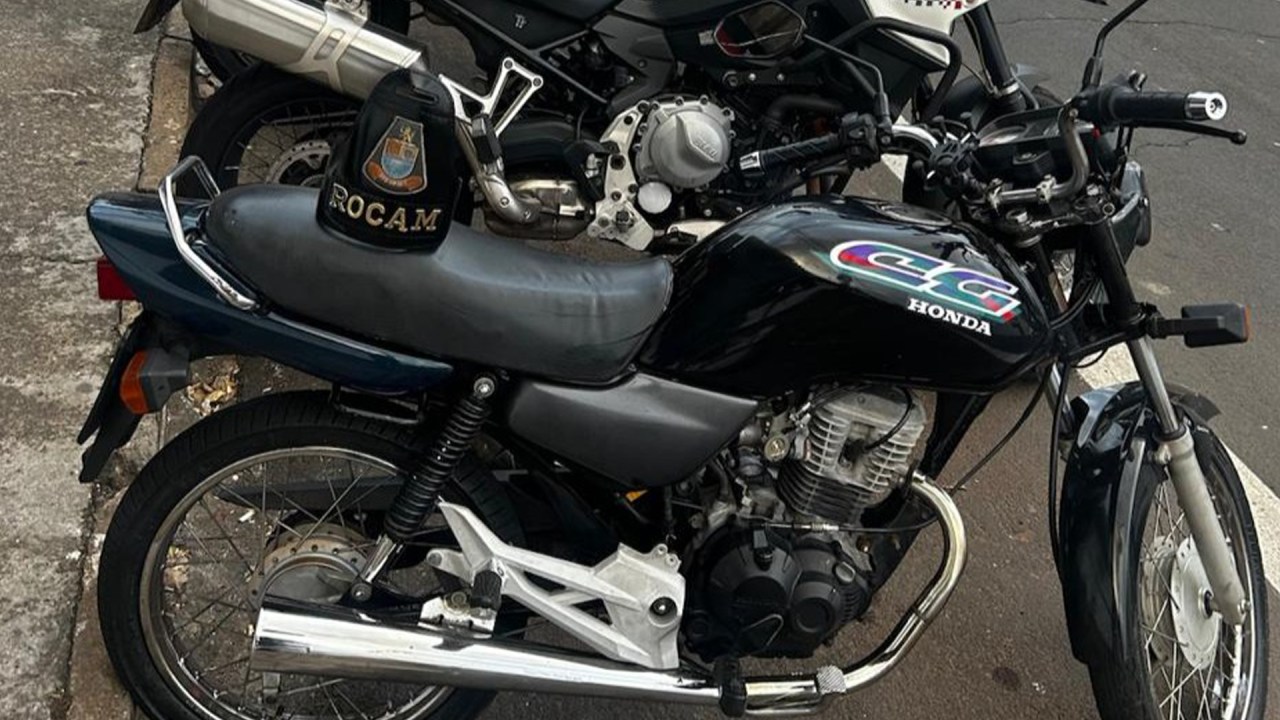 Moto é apreendida após PM identificar suspeita de irregularidade no motor em Limeira