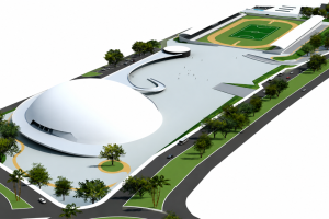 Obras de complexo esportivo de Niemeyer avançam em Limeira