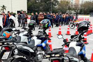 Samu de Limeira treina equipe para atendimento com motocicletas