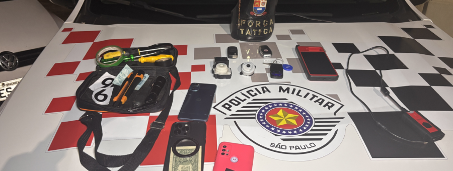 Trio é preso após furto de caminhonete em Limeira