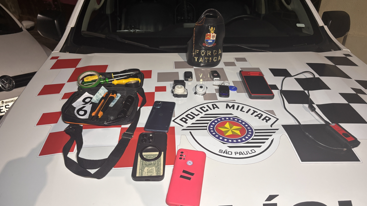 Trio é preso após furto de caminhonete em Limeira