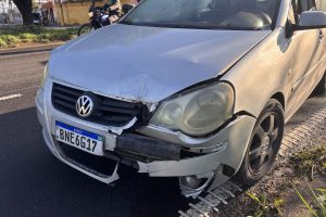 Acidente entre Polo e Honda Biz deixa motociclista ferido em Limeira
