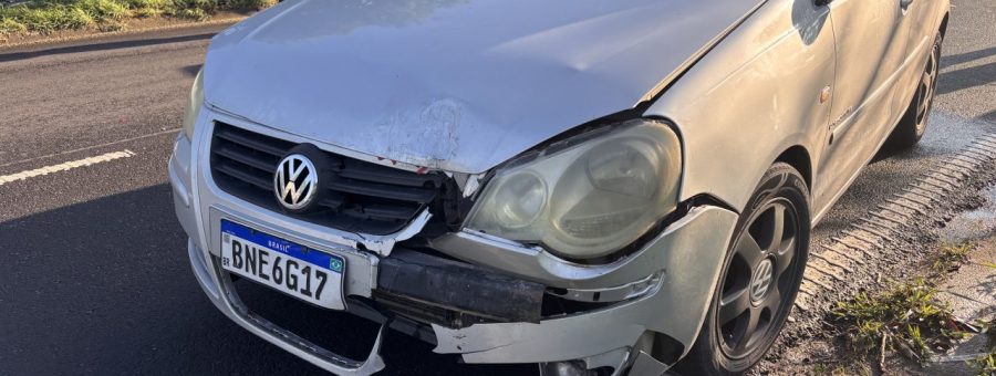 Acidente entre Polo e Honda Biz deixa motociclista ferido em Limeira