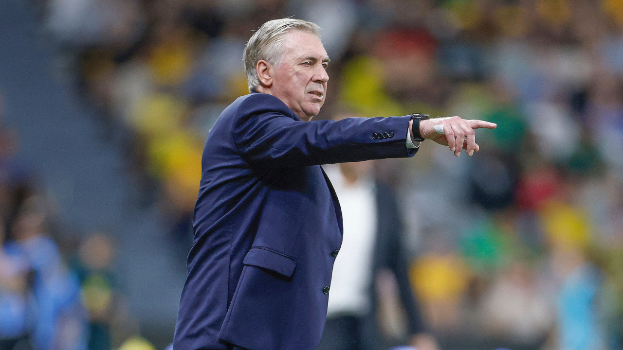 Carlo Ancelotti analisa empate do Brasil com a Austrália em Townsville