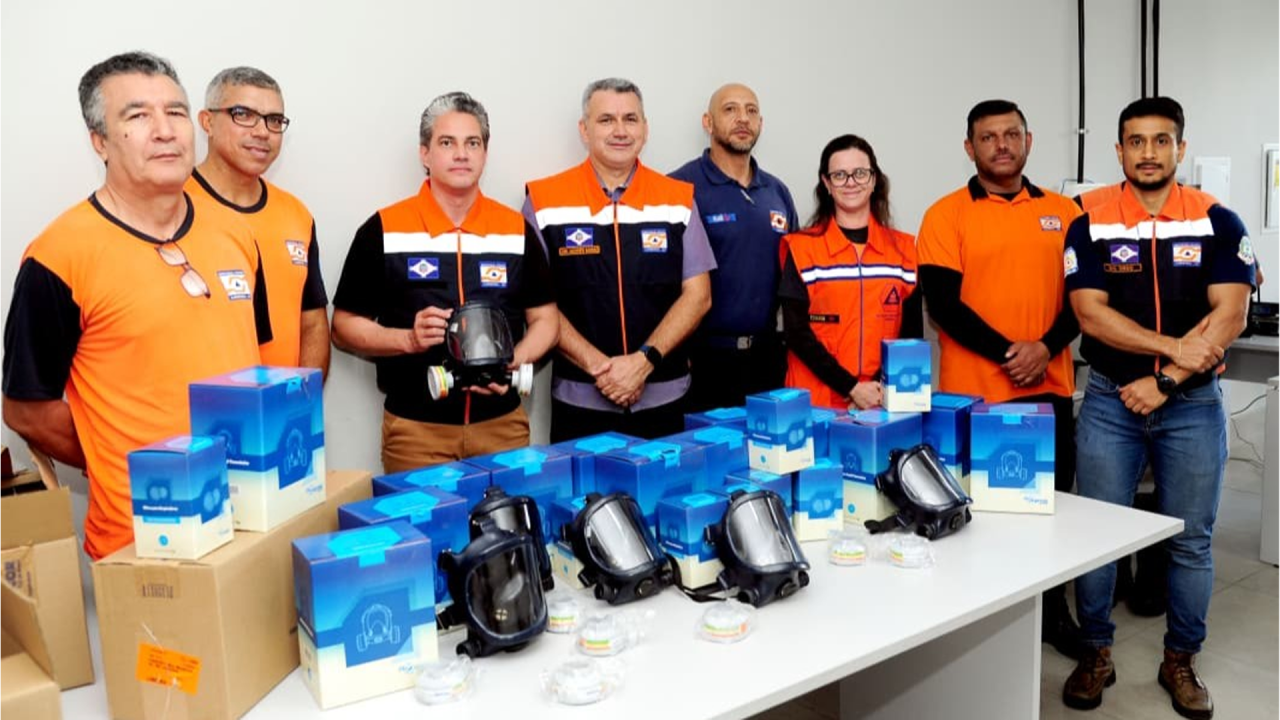 Defesa Civil de Limeira recebe 24 máscaras contra gases e fumaça