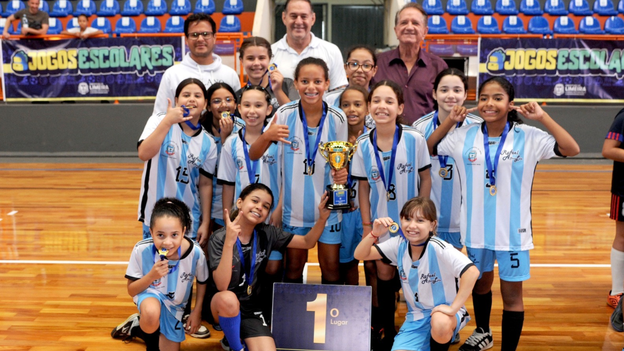 Futsal reúne 1,2 mil estudantes nos Jogos Escolares de Limeira