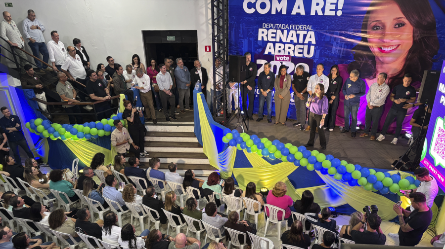 Geraldo Rufino e Renata Abreu lançam candidaturas em Limeira