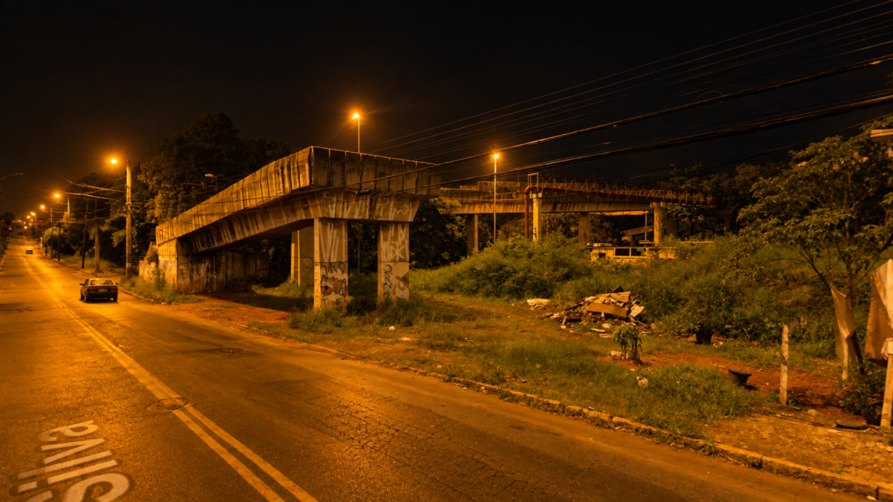 Homem é salvo após tentar pular de passarela no Centro de Limeira
