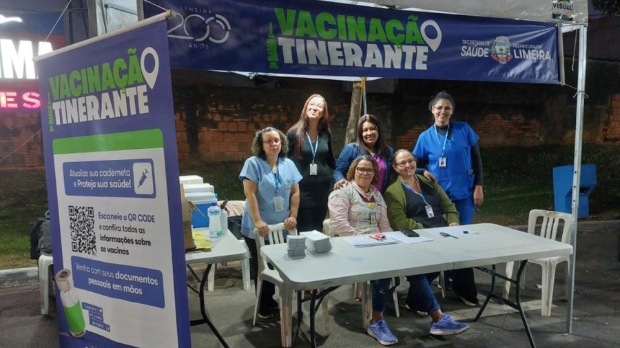 Limeira terá vacinação itinerante em feiras e eventos em setembro
