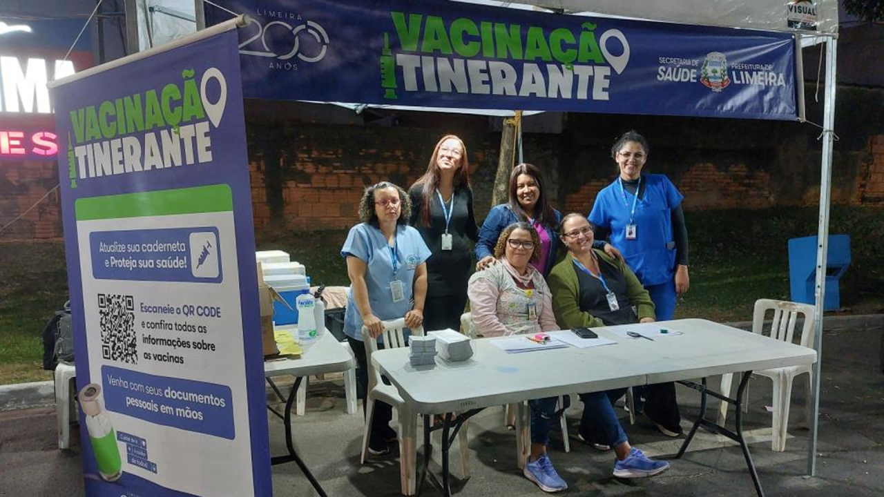 Limeira terá vacinação itinerante em feiras e eventos em setembro