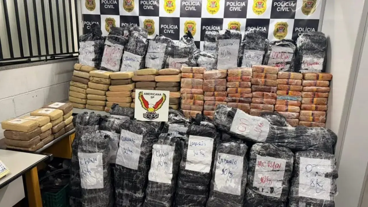 Polícia apreende 664 kg de maconha na Anhanguera em Limeira