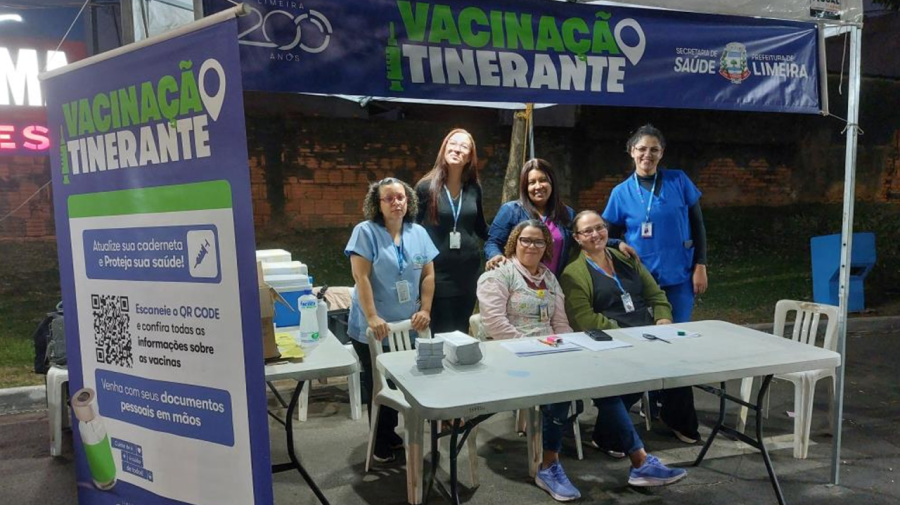 Vacinação itinerante atende público na Festa Nordestina em Limeira