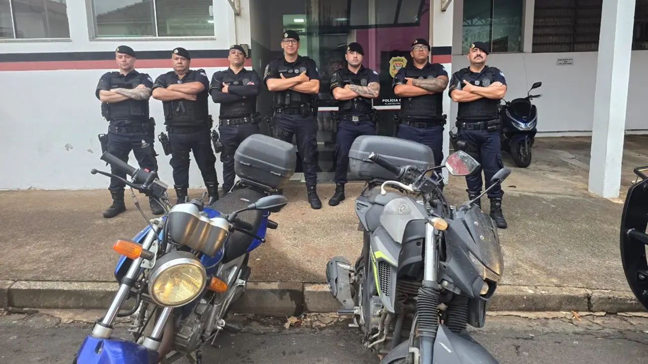 Adolescente de 14 anos é apreendido após perseguição e duas motos furtadas são recuperadas em Limeira