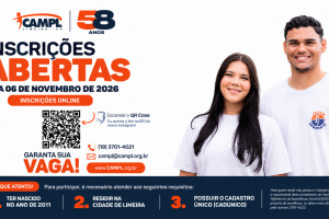 CAMPL Patrulheiro abre inscrições para adolescentes nascidos em 2011 em Limeira