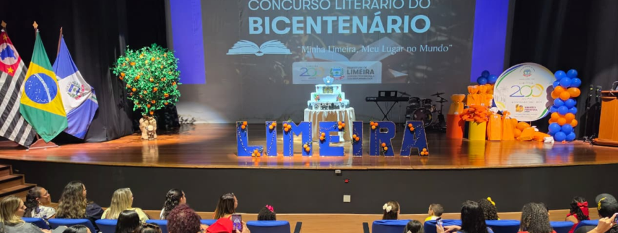 Concurso Literário do Bicentenário premia estudantes em Limeira