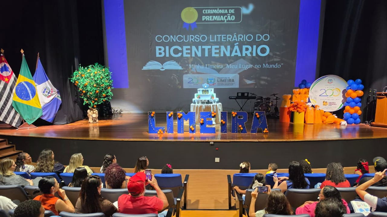Concurso Literário do Bicentenário premia estudantes em Limeira
