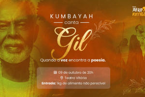 Coral Afro Kumbayah homenageia Gilberto Gil no Teatro Vitória