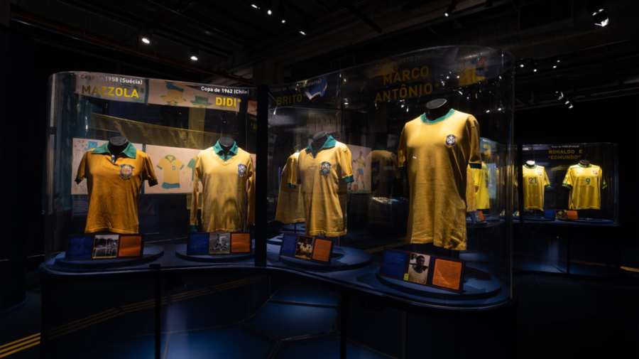 Exposição com camisas históricas da Seleção termina em 1º de novembro