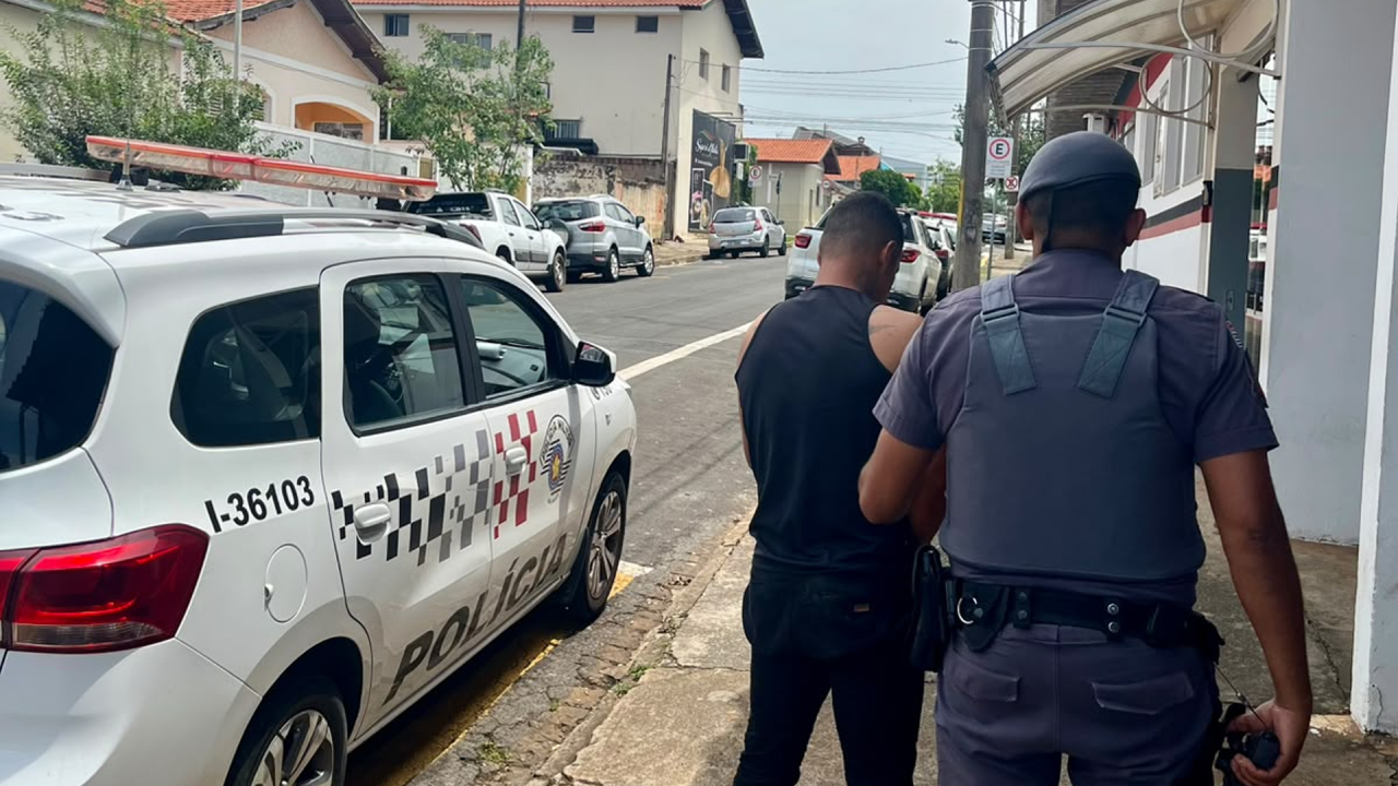 Homem é preso após roubar celular de mulher no Centro de Limeira