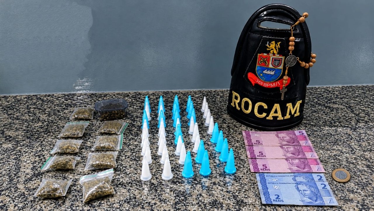 Homem é preso com 40 porções de cocaína e maconha no Jd. Ibirapuera, em Limeira