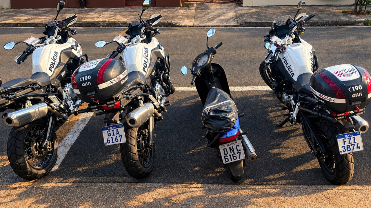 Homem é preso com moto adulterada no Ernesto Kuhl, em Limeira